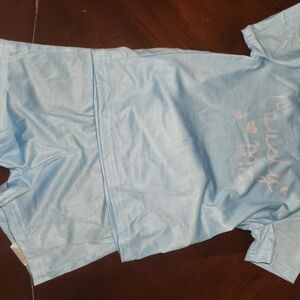 Light Blue Matching Set Shirt And Shorts Lovely Me